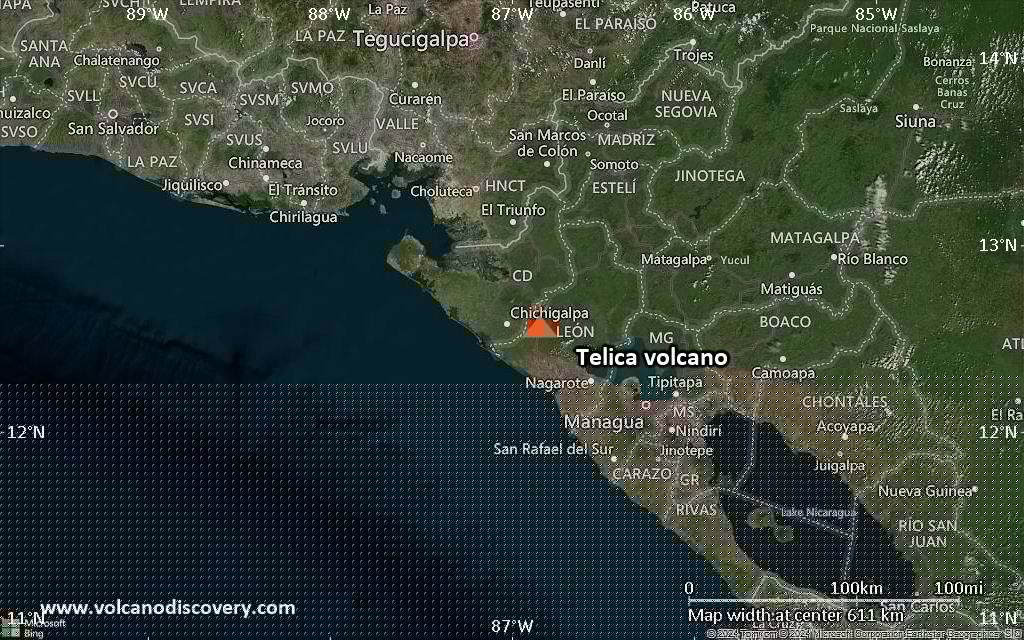 Telica Volcano Volcanic Ash Advisory: ONGOING VA EMS EST VA DTG: 30/0450Z