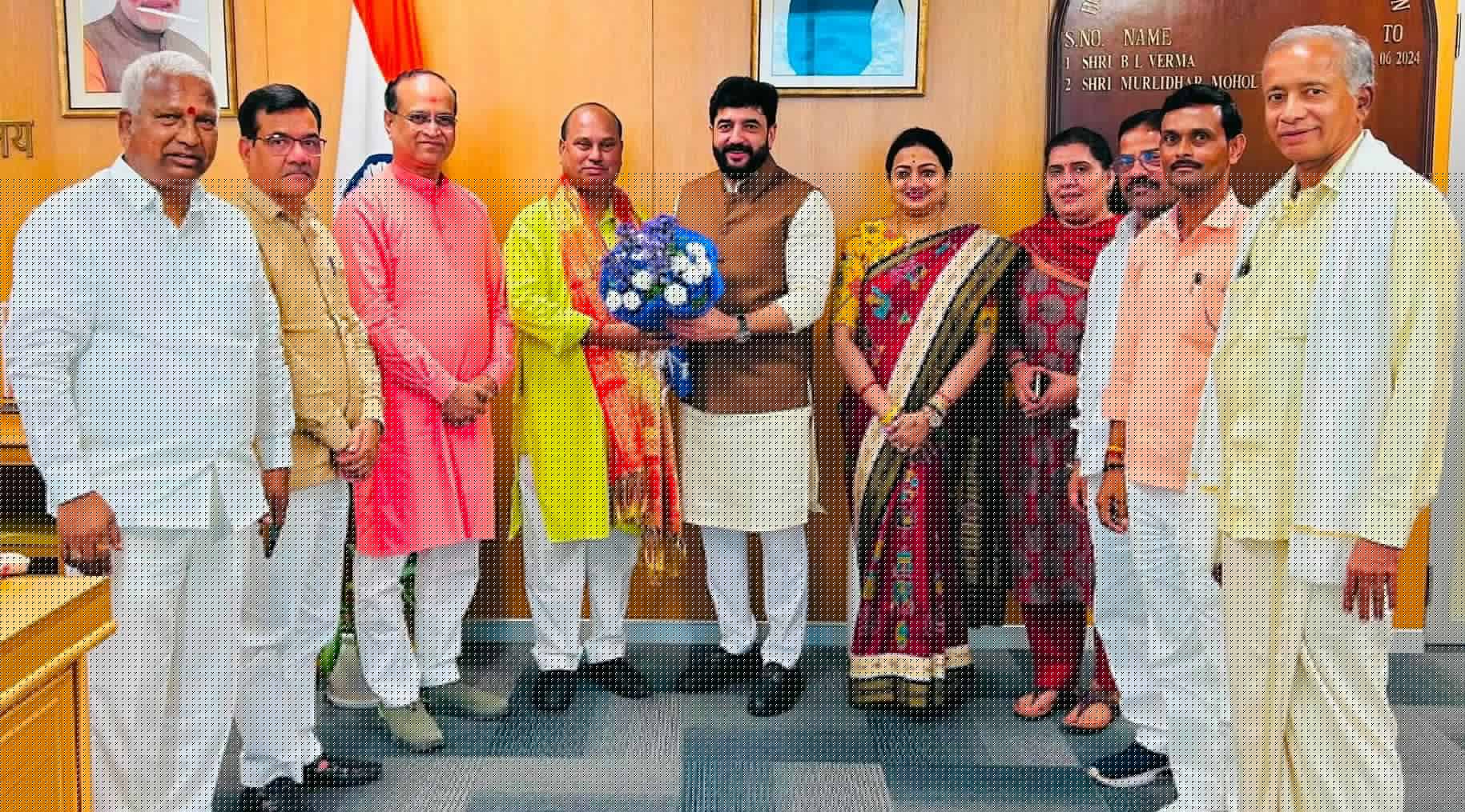 FISHCOPFED’s new Team meets Murlidhar Mohol