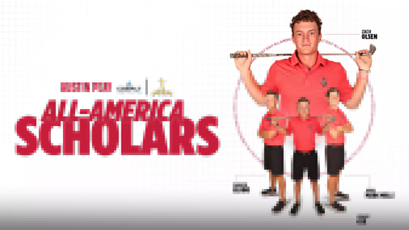 Four APSU Men’s Golf Standouts Honored as GCAA Cobalt All-America Scholars for 2025-26