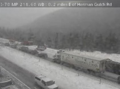 Eastbound Interstate 70 closed in Colorado mountains for crash