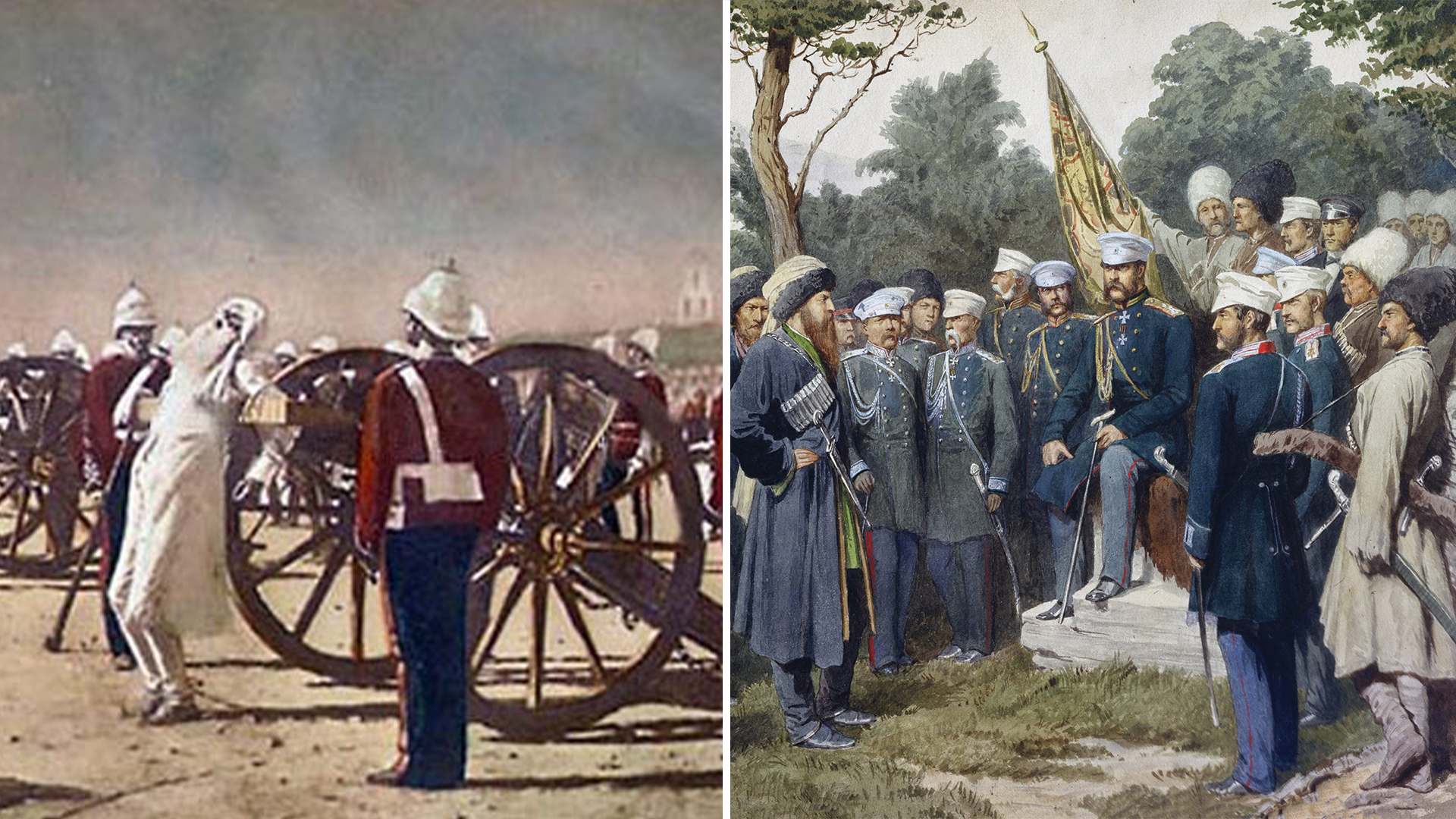 What was going on in Russia during the Indian Rebellion of 1857?