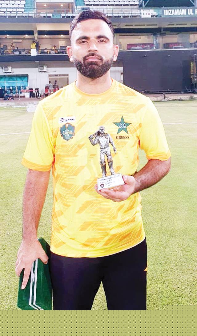 Ton-up Fakhar Zaman helps Greens beat Whites in Champions Cup opener