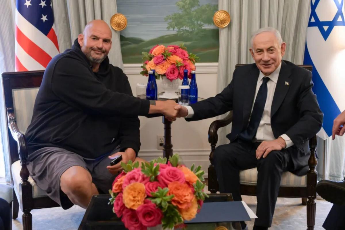 Fetterman says he’s ‘proud’ to be ‘conscience of the Democratic Party’ on Israel during Netanyahu meeting