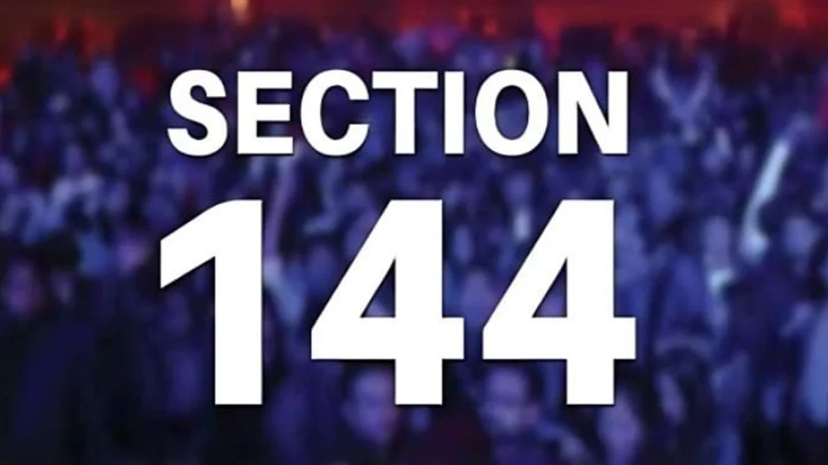 Extension of section 144 in Sindh amid ongoing law enforcement measures