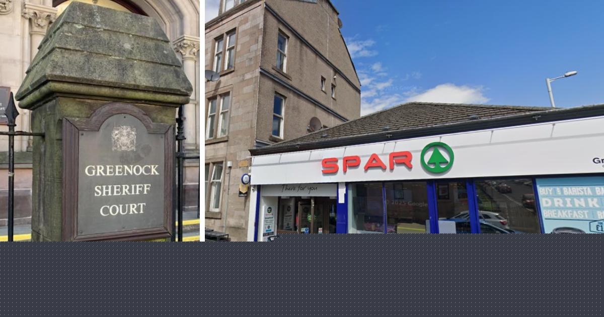 Greenock man punched assault victim as he lay helpless on shop floor