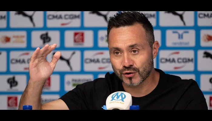 De Zerbi living his best life as Marseille go top of Ligue 1