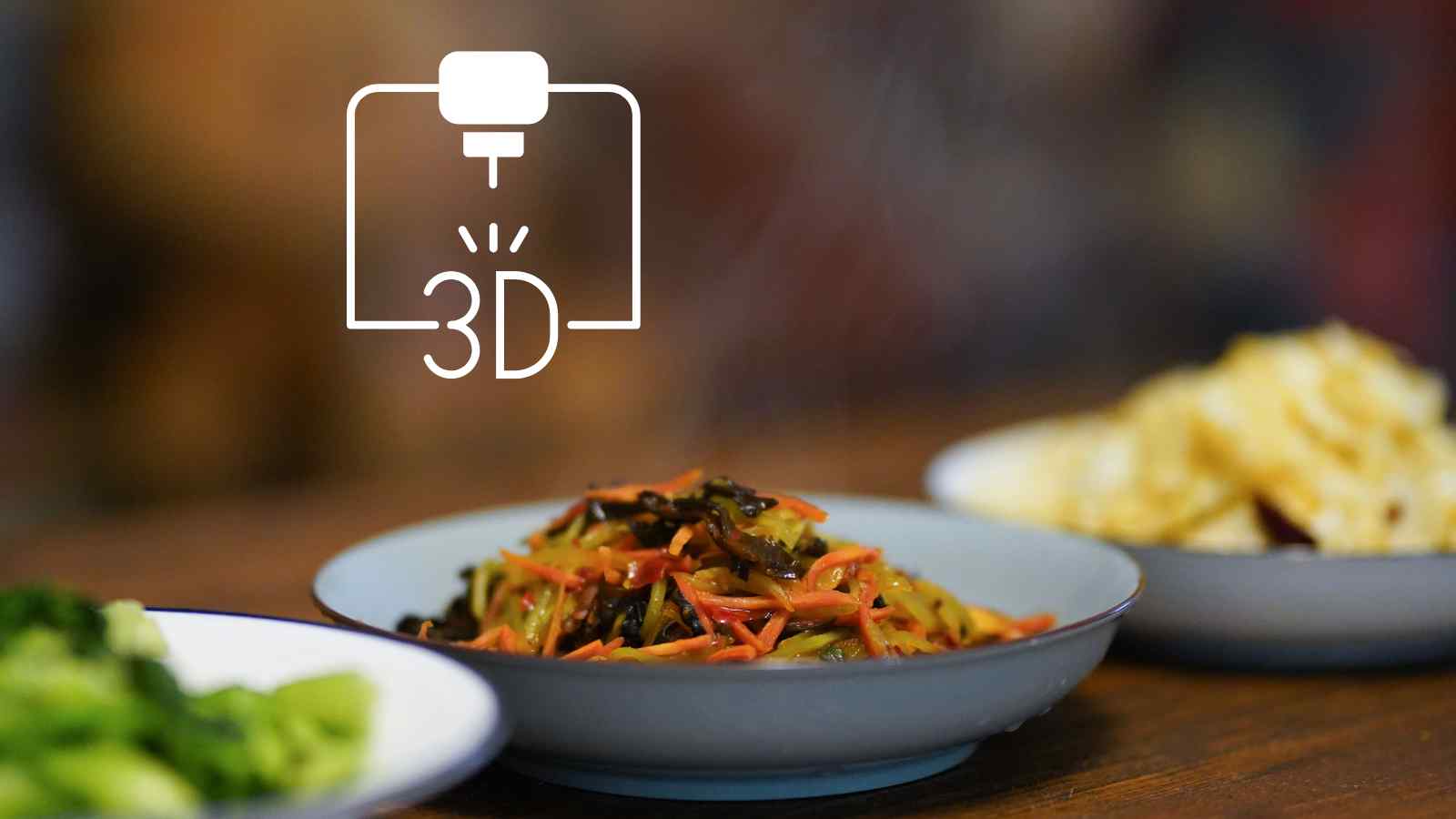 La cucina del futuro: piatti stampati in 3D e cotti al laser