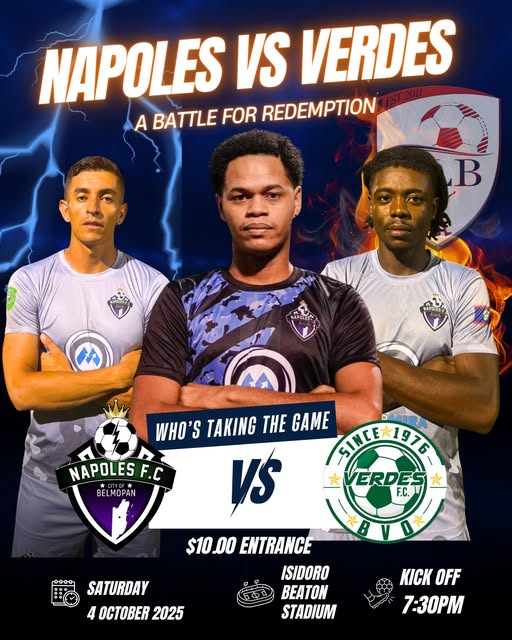 Premier League of Belize: Napoles vs Verdes postponed to Saturday