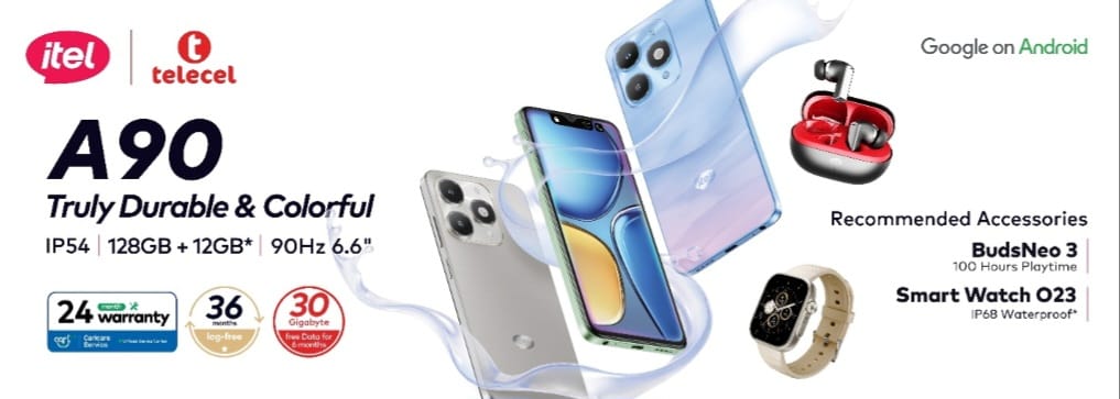 Comment on itel launches A90 smartphone, the best durable go-to-choice standing out in its competitive budget segment across 30+ countries by Hassan