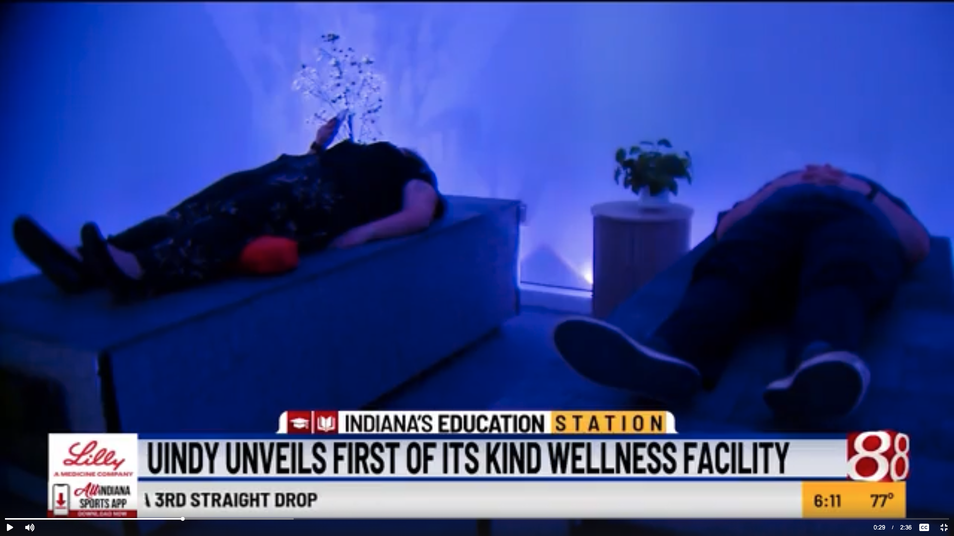 WISH-TV: UIndy’s new wellness center equips students with stress management tools