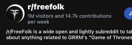 /r/freefolk - This is madness, why is the logo off centre | /r/FreeFolk