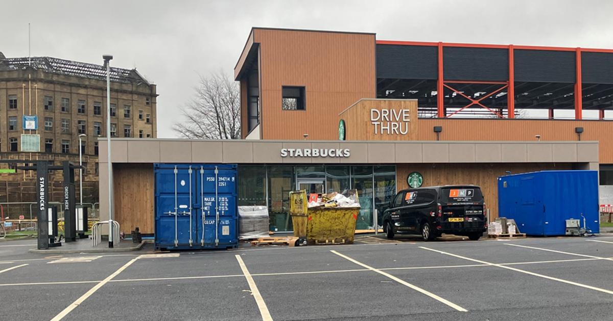 New drive-thru on edge of Bradford city centre nears completion