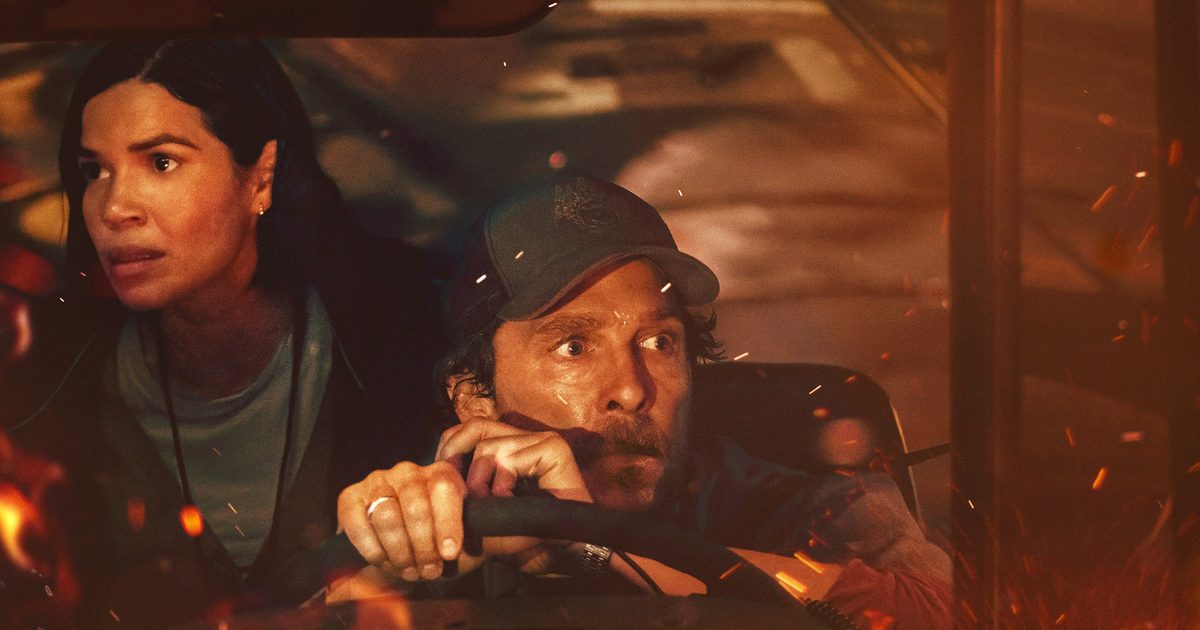 Matthew McConaughey says true story The Lost Bus shows our relationship with nature is “out of whack in dangerous ways”