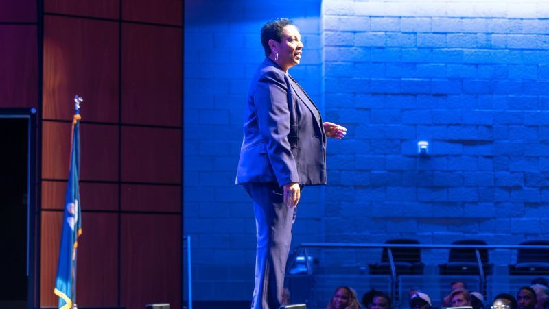 Longtime St. Charles Parish educator returns to inspire at school kickoff event