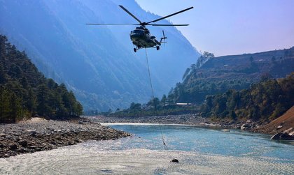IAF Drops 12,000 Litres of Water To Battle Forest Fires in Arunachal Pradesh's Lohit Valley