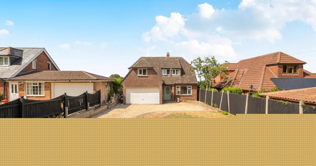 Four-bedroom house on the market in town for £550,000