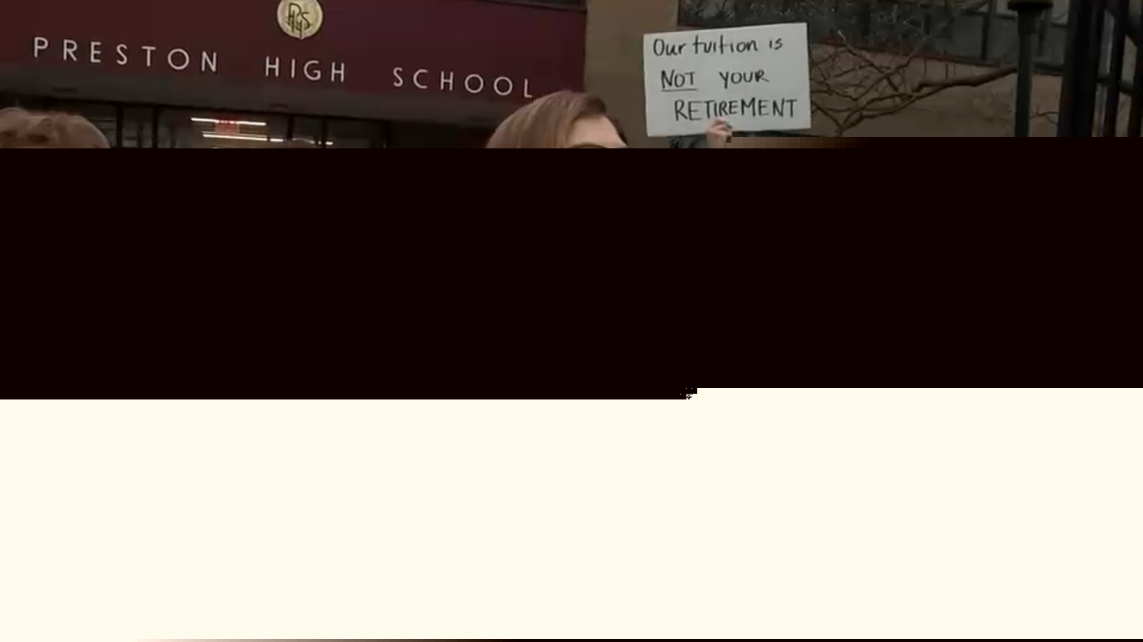 Students and parents protest closing of Preston High School in the Bronx