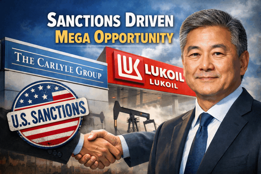 Carlyle: Sanctions-Driven Mega-Opportunity, Energy Assets in Motion, and the Next Phase of Wealth Growth: