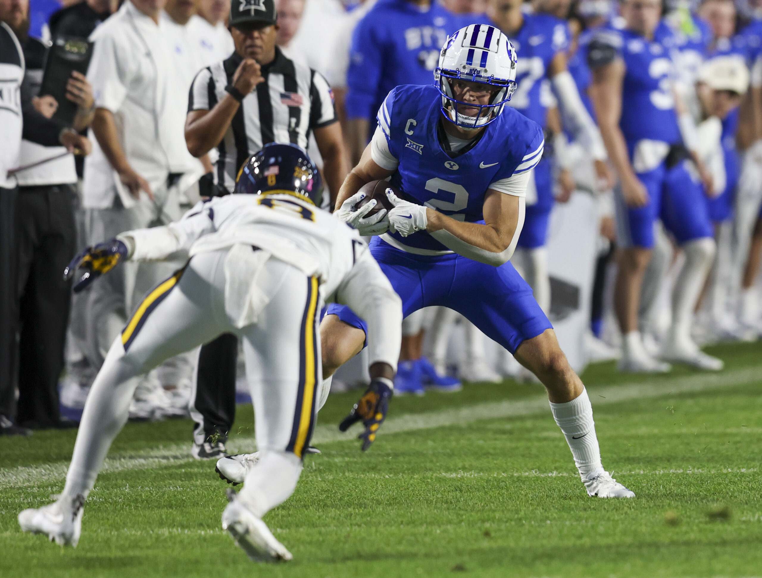 No. 23 BYU starts fast to secure 38-24 victory, keep Mountaineers winless in Big 12