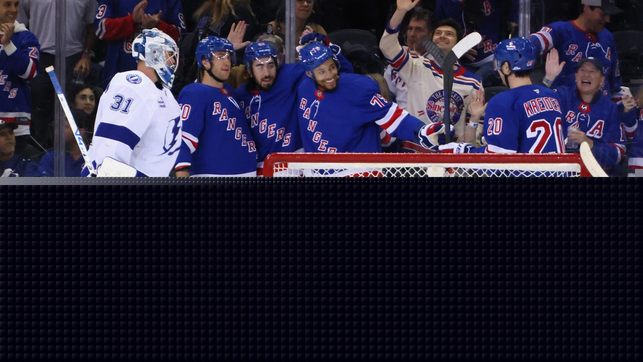 Mika Zibanejad scores twice, Igor Shesterkin makes 27 saves and Rangers down Lightning 4-0
