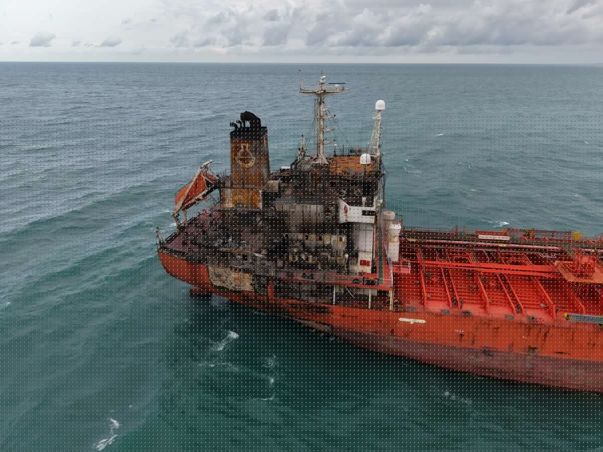 Dron Saldırısına Uğrayan Tanker Samsun'da Karaya Oturdu
