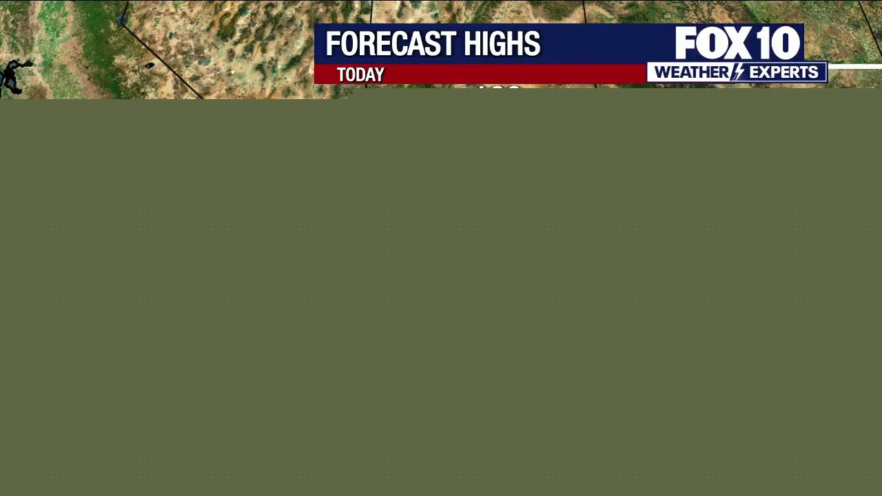 Hot temperatures and storm chances this week in Arizona
