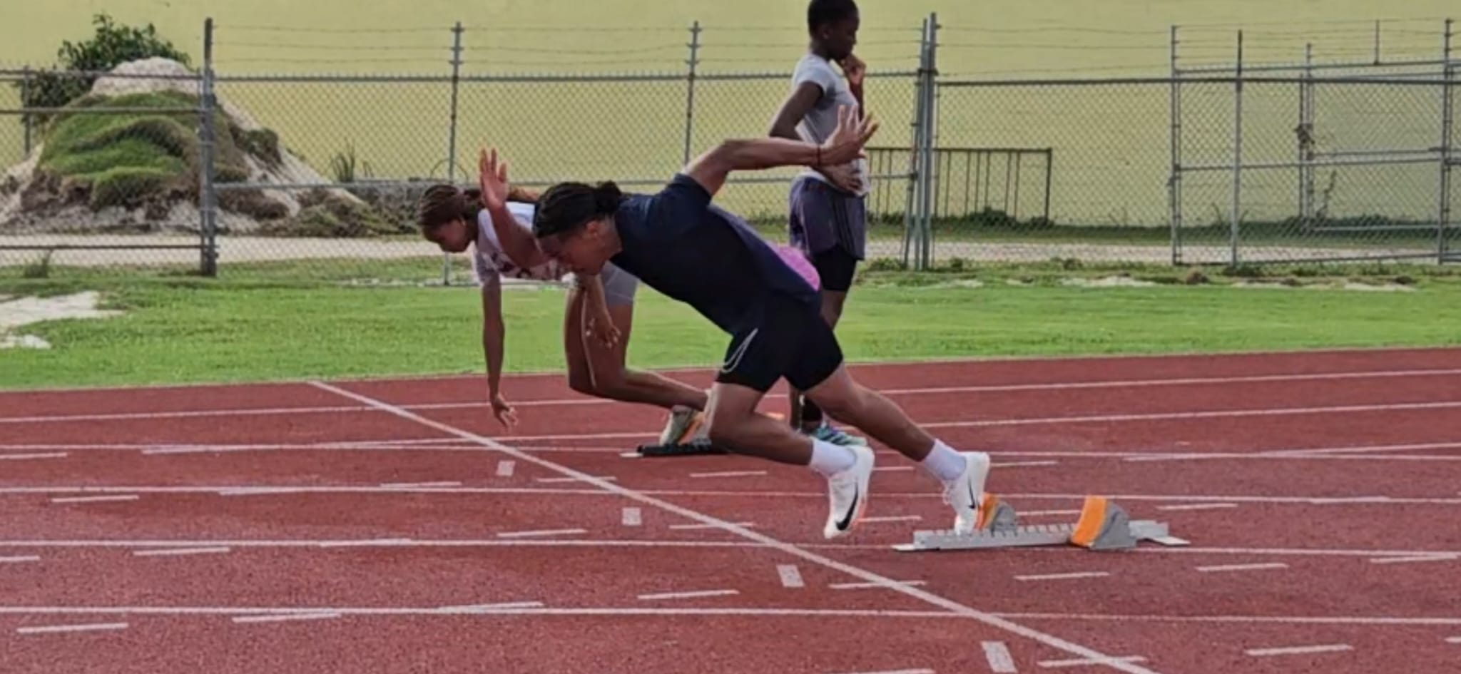 Norre Robinson Competes In 60m Prelims