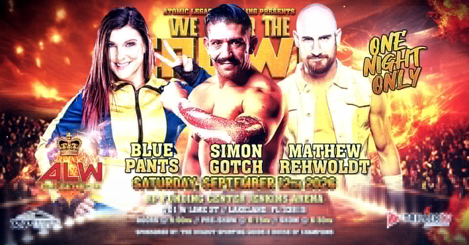 Blue Pants, Simon Gotch & Matthew Rehwoldt To Reunite At Atomic Legacy Wrestling Show