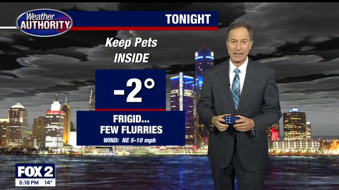 Twelve degrees for Friday; upward trend in temps is coming