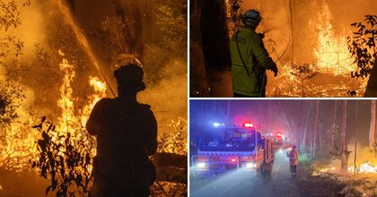 More than 200 hectares scorched as crews work to contain fire at Port Stephens