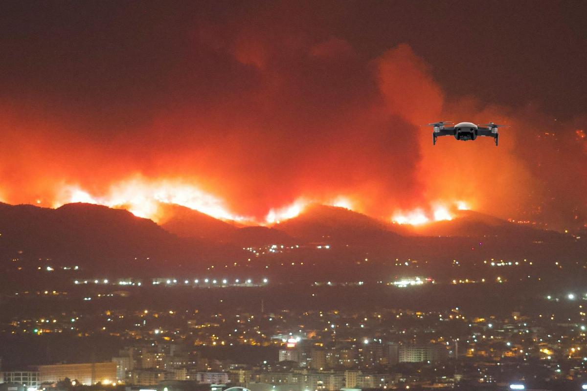 26 Drones Grounded Spokane County Wildfire Crews Mid-flight