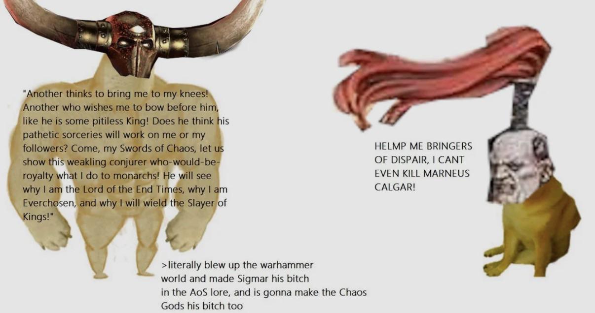 Warhammer 40,000 - To be honest Abbadon is a fraud | /r/grimdank