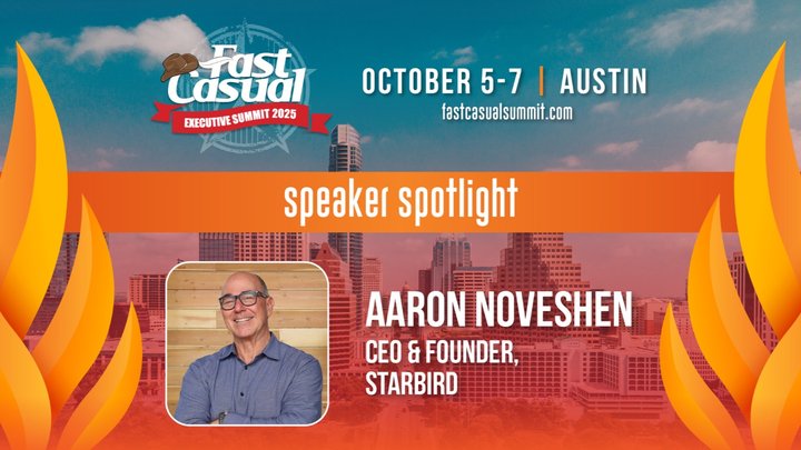 Speaker Spotlight: Aaron Noveshen, CEO, Starbird Chicken