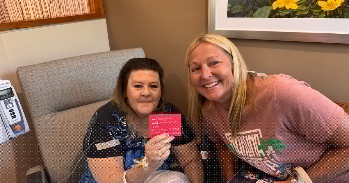 Breast cancer survivor marks National Girlfriend Day by delivering gifts of hope