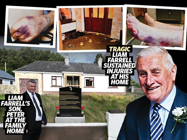 ‘I believe scene where daddy was found dead was staged’, says Liam Farrell’s son