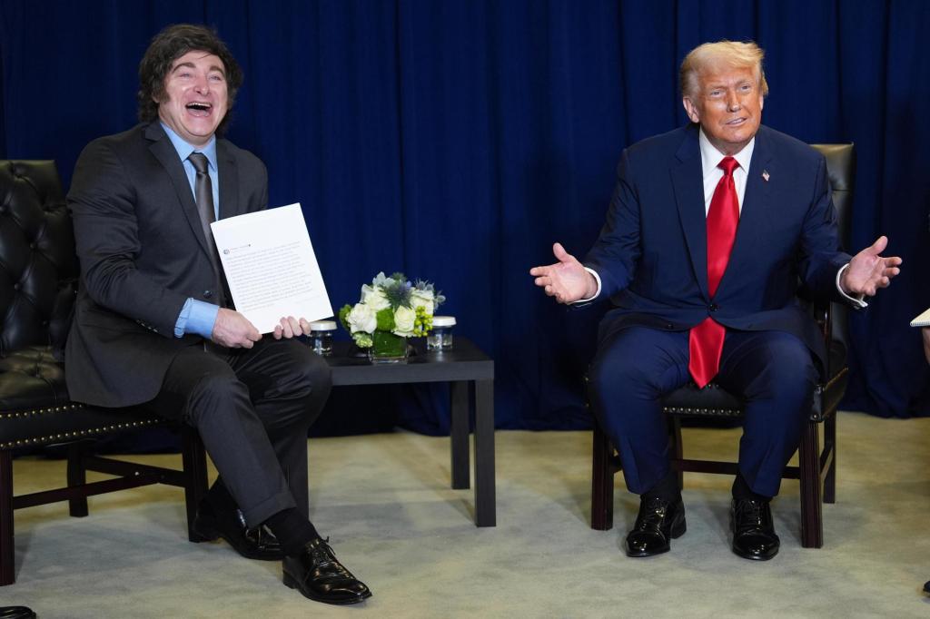 Trump says he doesn’t think Argentina needs a bailout, but US will help