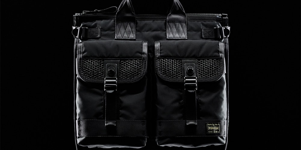 PORTER's New "Bounce" Series Weaves Thread in Three Directions to Build a Bag That Springs Back Into Shape