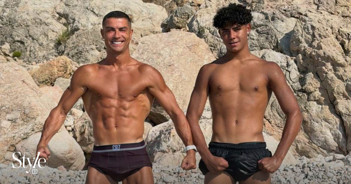 All about Cristiano Ronaldo Jr, as dad shares photos of the duo flexing their abs