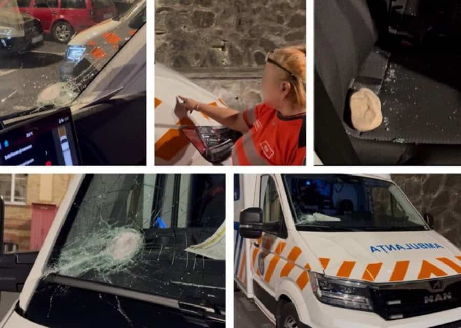 Ambulanţă atacată cu pietre și topoate din cauza zvonurilor de pe TikTok cu ”ambulanța care fură copii”