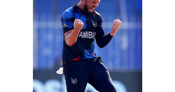 Namibia's Jan Frylinck hits third-fastest T20I fifty in win over Zimbabwe