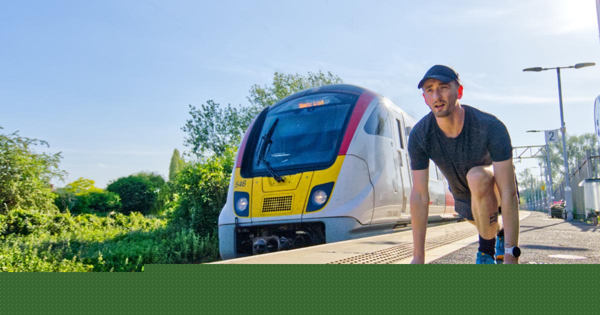 Endurance runner completes 700km challenge across railway network