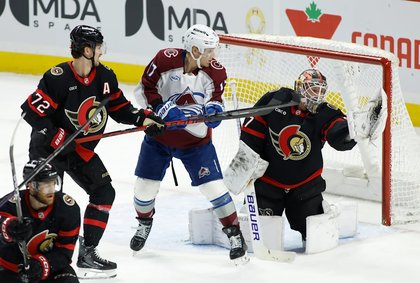 Senators hand league-leading Avalanche 3rd loss in 4 games with 5-2 victory