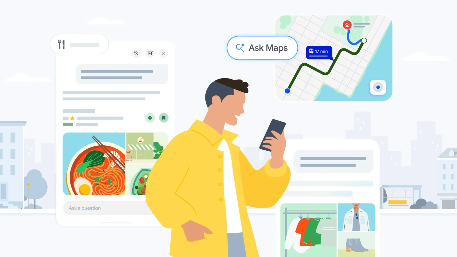Google Maps Gets AI Food Ordering Through Square and Toast
