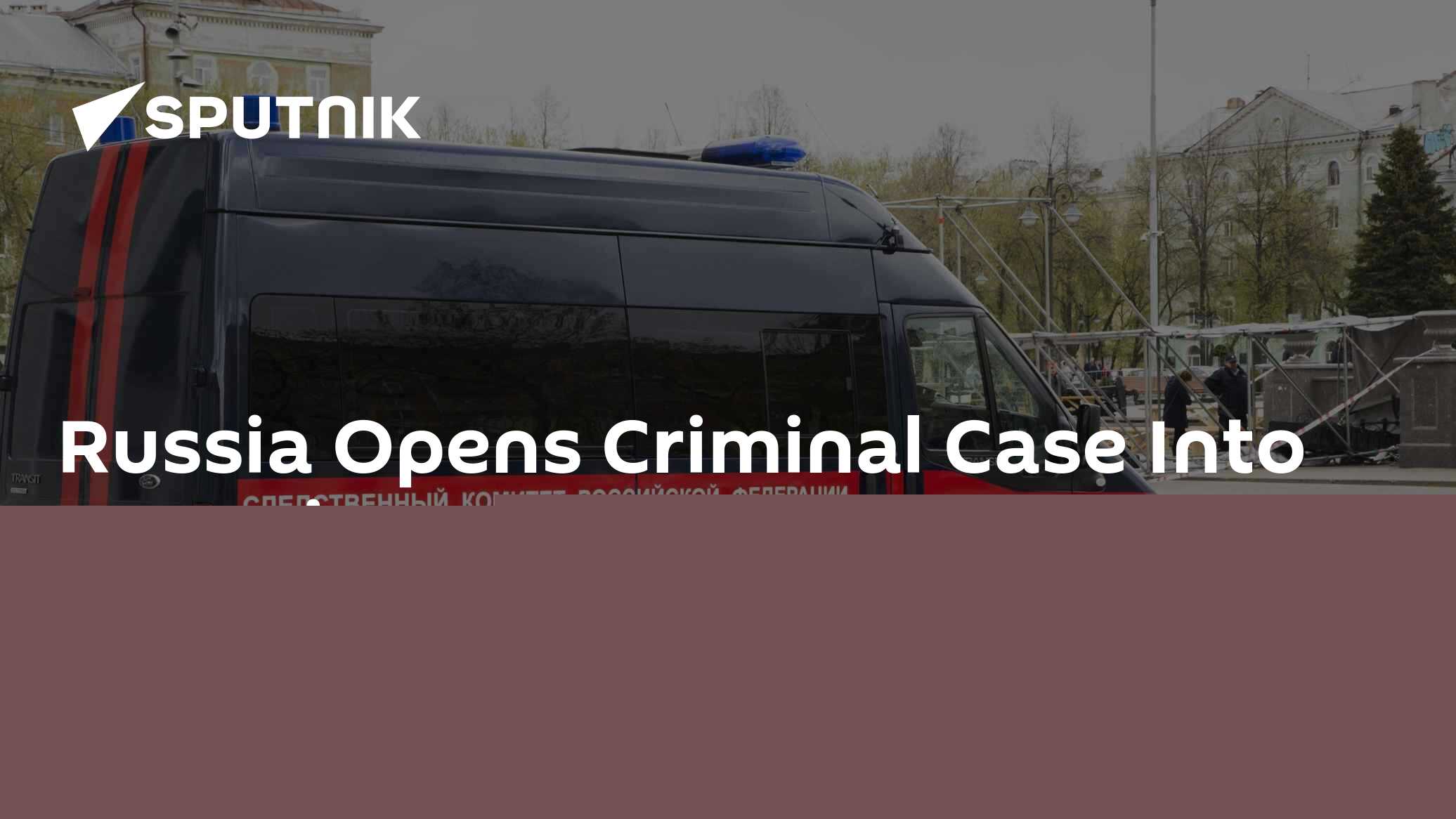 Russia Opens Criminal Case Into Terrorism After Ukrainian Attack on Belgorod