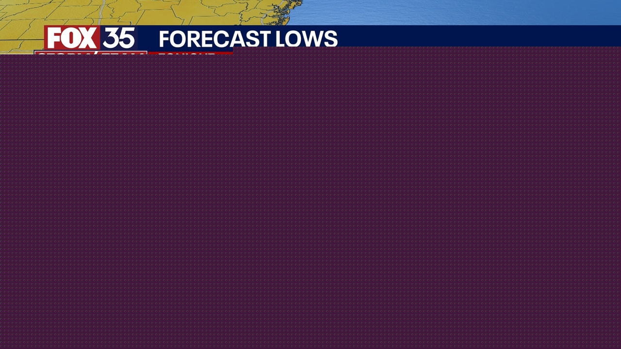 Orlando weather: Some light showers linger into evening with lows in 70s