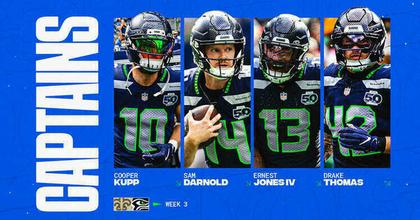 Seahawks Announce Week 3 Captains vs. The Saints