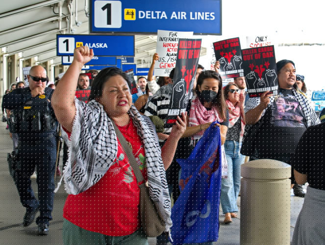 Oaklanders Demand Their Airport Stop Arms Shipments to Israel