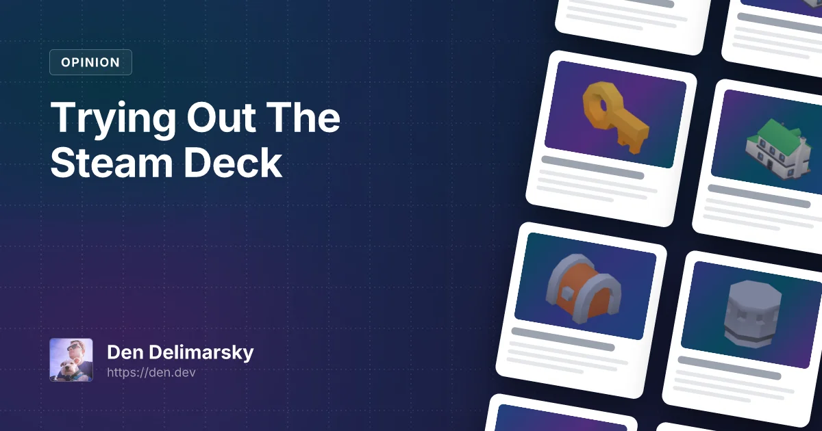 Trying Out The Steam Deck