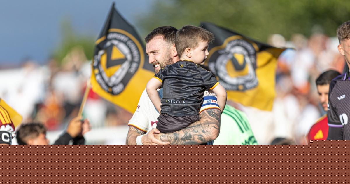 Three-year-old enjoys magic moment at Newport County's clash with Roma