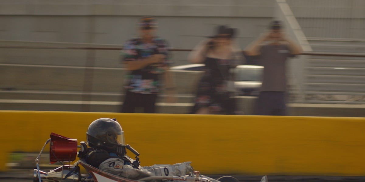 You're Never Too Old to Drive a 200-mph Rocket Go-Kart